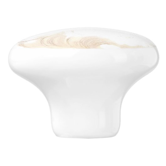 Santa Claus Keramische Knop (Zijkant)