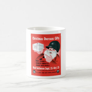 Santa Claus - kerstcadeautjes overzee Koffiemok