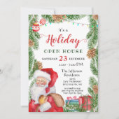 Santa Claus kerstfeestay Open House in Kaart (Voorkant)