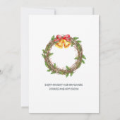 Santa Claus kerstfeestay Open House in Kaart (Achterkant)