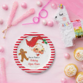 Santa Claus kerstfeestay Open House Papieren Bordje (Feest)