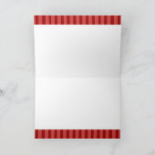 SANTA CLAUS kerstfeestdag, gevouwen kaart (Binnen)