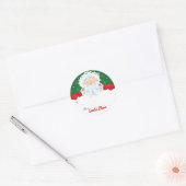 Santa Claus kerstfeestdag Label (Envelop)