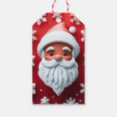 Santa Claus kerstfeestdag Label Cadeaulabel (Voorkant)