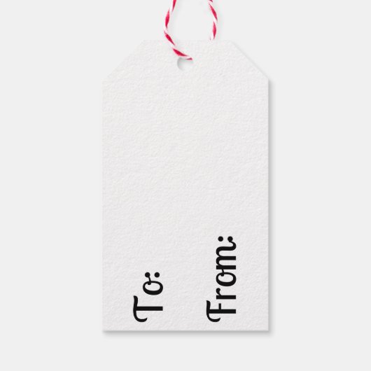 Santa Claus kerstfeestdag Label Cadeaulabel (Achterkant)