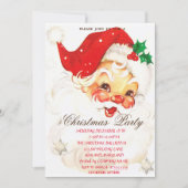 Santa Claus kerstman Corporatie Party Kaart (Voorkant)