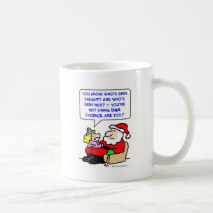 santa claus kerstman dna bewijs koffiemok