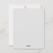 santa claus kerstmis feestdagenkaart (Achterkant)