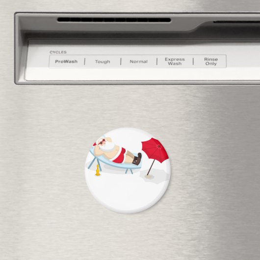 santa claus kerstmis magneet (Insitu (Vaatwasser))