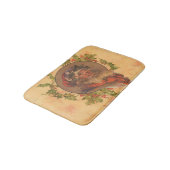 Santa Claus Kerstmis  portret Badmat (Gekanteld)