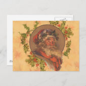 Santa Claus Kerstmis  portret Briefkaart (Voorkant / Achterkant)