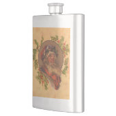 Santa Claus Kerstmis portret Flacon (Links)