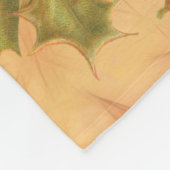 Santa Claus Kerstmis  portret Fleece Deken (Hoek)