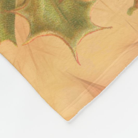 Santa Claus Kerstmis  portret Fleece Deken (Hoek)