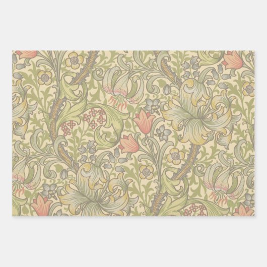 Santa Claus Kerstmis portret Inpakpapier Vel (Voorkant 3)