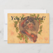 Santa Claus Kerstmis  portret Kaart (Voorkant)