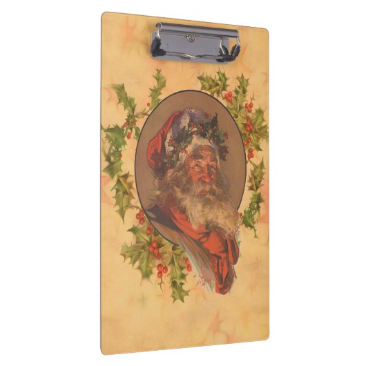 Santa Claus Kerstmis  portret Klembord (Rechts)