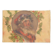 Santa Claus Kerstmis  portret Kussensloop (Achterkant)