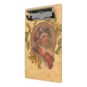 Santa Claus Kerstmis  portret Mini Klembord (Angled2)