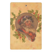 Santa Claus Kerstmis  portret Mini Klembord (Achterkant)