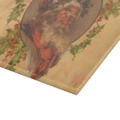 Santa Claus Kerstmis  portret Snijplank (Hoek)