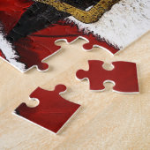 Santa Claus kerstpuzzle door HAMbWG Legpuzzel (Zijkant)