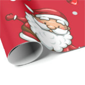 Santa Claus | Kerstrood omslagpapier Cadeaupapier (Rol Hoek)