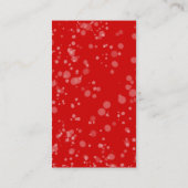 Santa Claus * kies achtergrondkleur Visitekaartje (Achterkant)