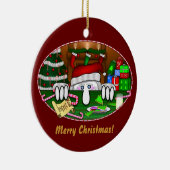 Santa Claus Kilroy Ornament (Rechts)