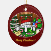 Santa Claus Kilroy Ornament (Links)