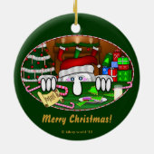 Santa Claus Kilroy Ornament (Achterkant)