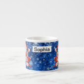 Santa Claus Kinder Cup Kindernaam Cacao Espresso Kop (Voorkant)