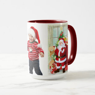 Santa Claus Kind's Foto Leuke Gift voor Oma Mok