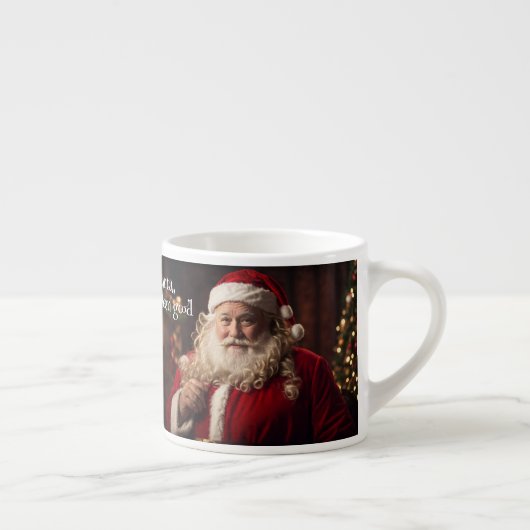 Santa Claus Kind's Little Cup Voeg naam of tekst t Espresso Kop (Rechts)