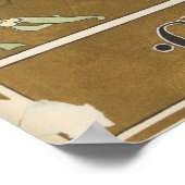 Santa Claus Kissing Momma 1905 Poster (Hoek)