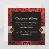 SANTA CLAUS, KLEINE ANGEL EN MERLIN kerstfeest Kaart (Achterkant)