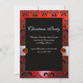 SANTA CLAUS, KLEINE ANGEL EN MERLIN kerstfeest Kaart (Achterkant)