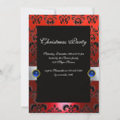 SANTA CLAUS, KLEINE ANGEL EN MERLIN kerstfeest Kaart (Achterkant)