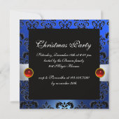 SANTA CLAUS, KLEINE ANGEL EN MERLIN kerstfeest Kaart (Achterkant)