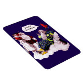 SANTA CLAUS, KLEINE ANGEL EN MERLIN kerstfeest Magneet (Rechterzijde)