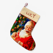 Santa Claus Kleine Kerstsok (Voorkant (Hangend))