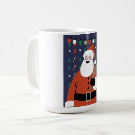 Santa Claus Koffiemok (Voorkant links)