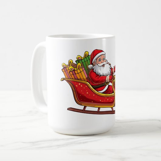 Santa claus koffiemok (Voorkant links)