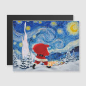 Santa Claus komt Briefkaart aan (Voorkant / Achterkant)