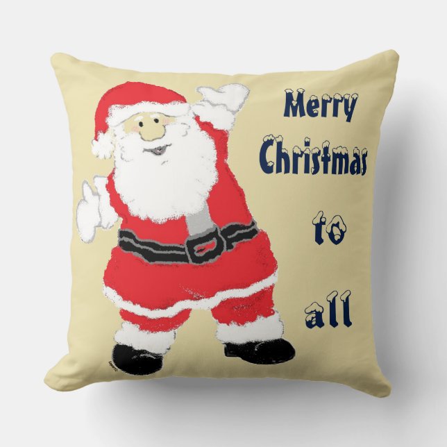 Santa Claus Kussen (Voorkant)