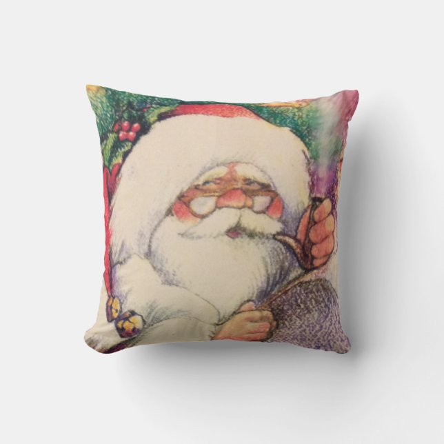 Santa Claus Kussen (Voorkant)