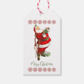 Santa Claus - Labels voor aangepaste cadeaus Cadeaulabel (Voorkant)