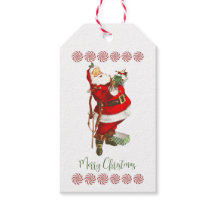 Santa Claus - Labels voor aangepaste cadeaus