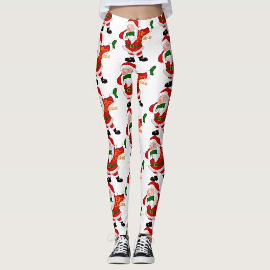santa claus leggings (Voorkant)