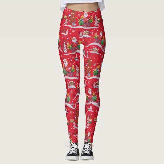 Santa Claus Leggings (Voorkant)